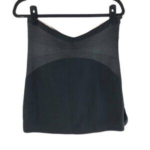 Arrogant Cat Mini Skirt Wool Blend Ruffle Asymmetric Black Size M